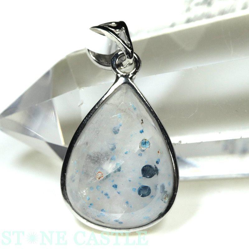 石流通センター ペンダント一点物 天然石 ペンダント ギラライトインクォーツ(パライバクォーツ) No.08 パワーストーン