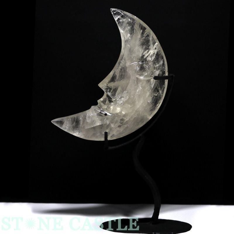水晶 三日月 ムーンフェイス 天然石