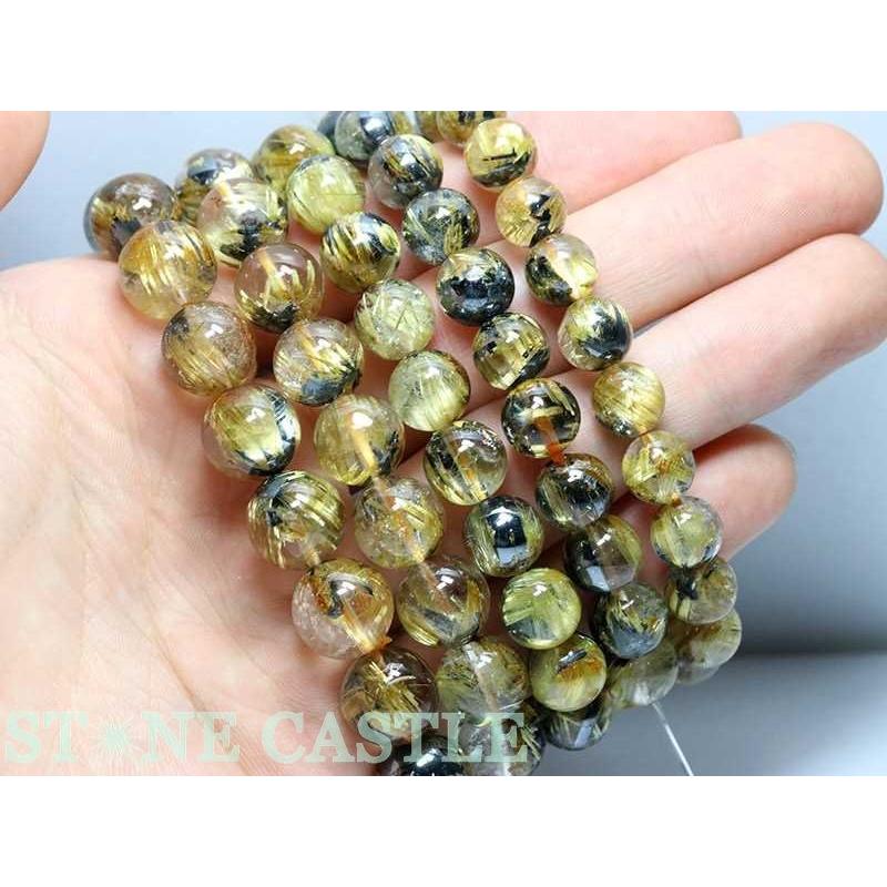 新商品】高品質太陽放射ルチル約8ミリ内径17センチ 