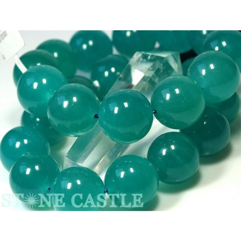 石流通センター 高品質 天然石 ブレスレット アマゾナイトシリカ (マダガスカル産) (3A) (約18mm) (ケース付) パワーストーンの画像