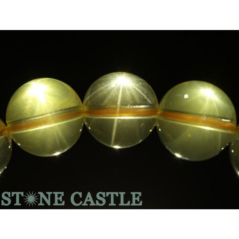 石流通センター 高品質 天然石 ブレスレット オウロベルデ (スター入り) (約11〜11.5mm) パワーストーン_3