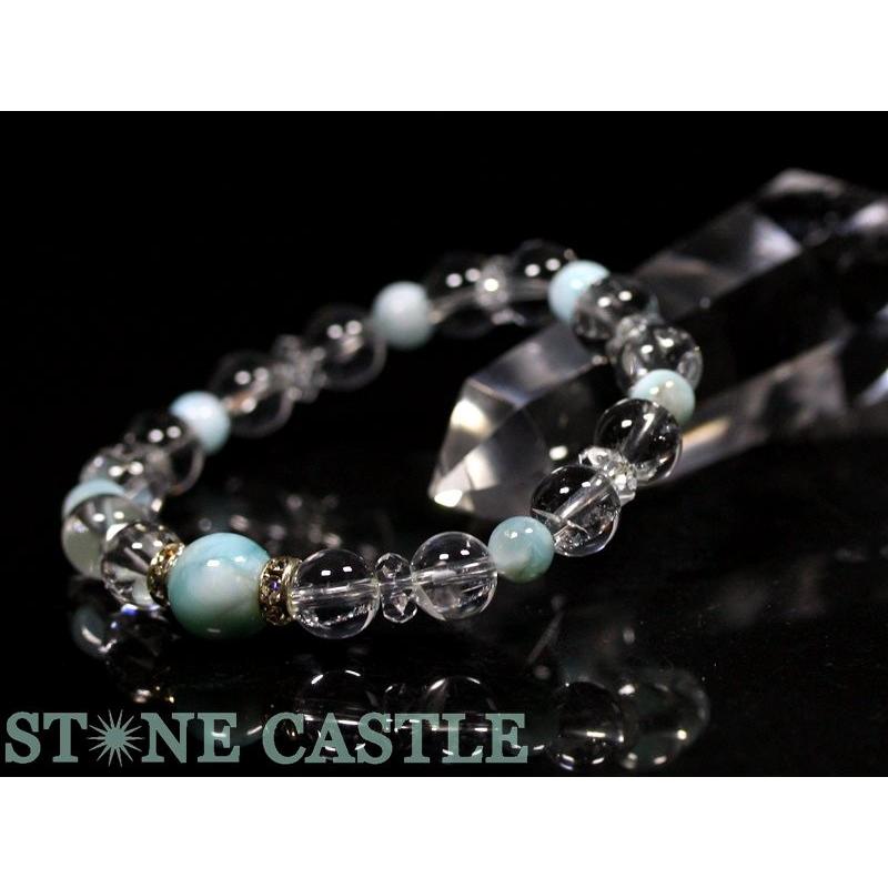 石流通センター 天然石 ブレスレット ラリマーデザインブレス (odb_030) (数量限定商品) パワーストーン