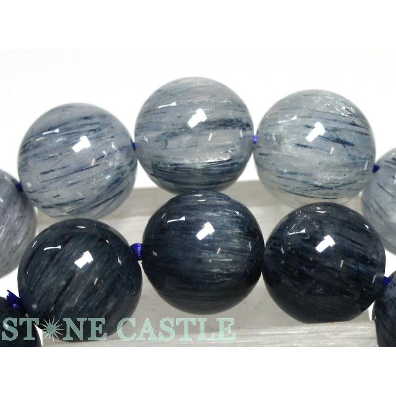 石流通センター 高品質 天然石 ブレスレット ブルールチルクォーツ (3A) (約11〜11.5mm) パワーストーンの画像