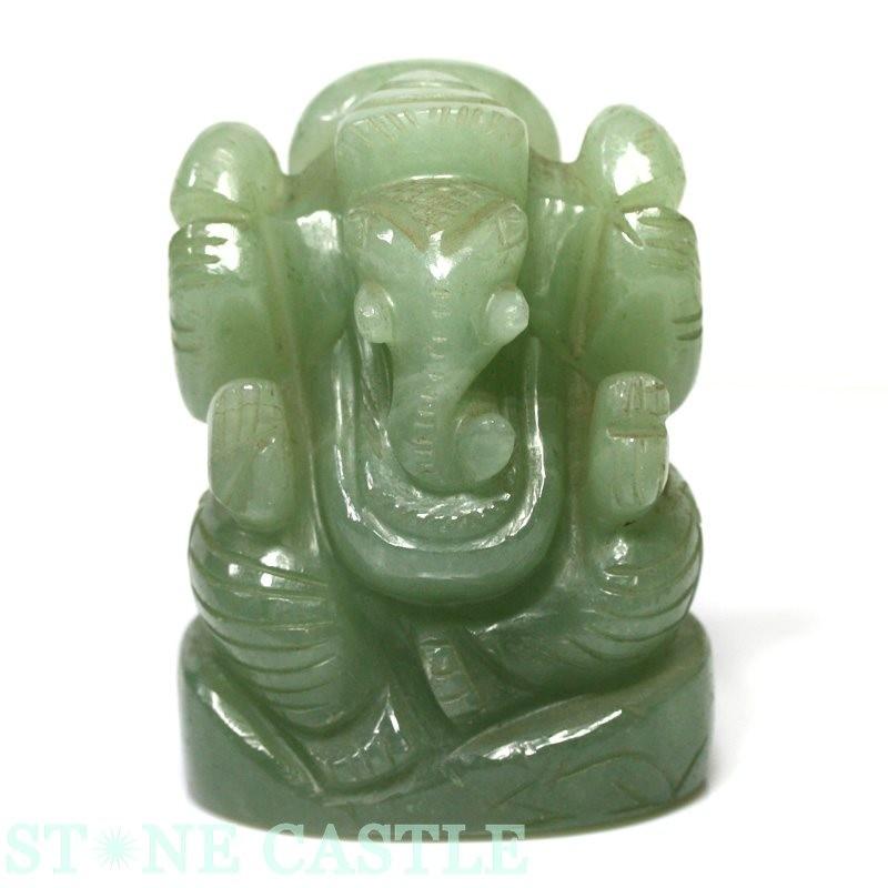 ☆一点物☆【彫刻置物】ガネーシャ ピクチャージャスパー No.04 天然石