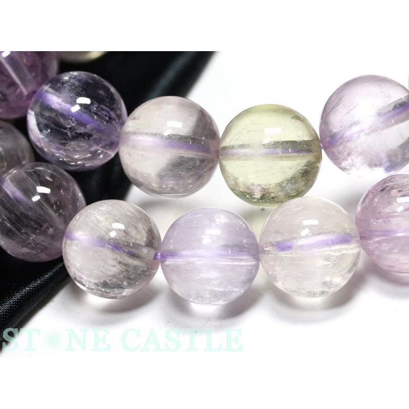 石流通センター 高品質 天然石 ブレスレット クンツァイト (6A) (約13〜13.5mm) (ケース付) パワーストーンの画像