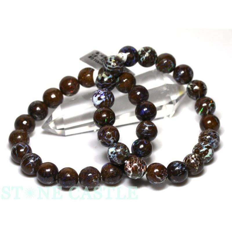 石流通センター 高品質 天然石 ブレスレット マトリックスボルダー  