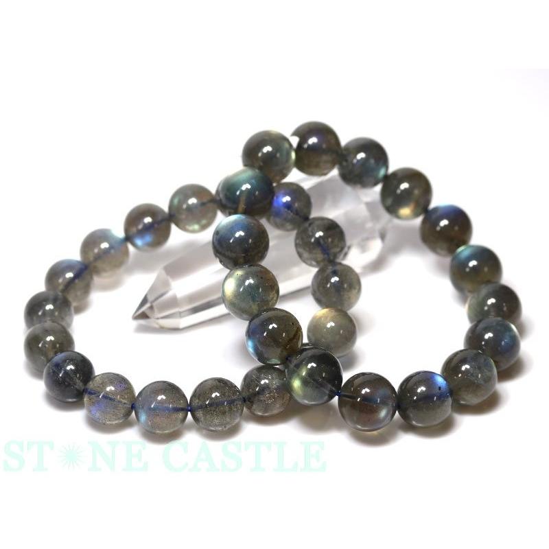 石流通センター 高品質 天然石 ブレスレット ラブラドライト (最高級