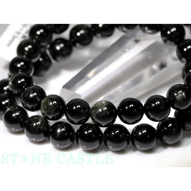 ブレスレット 石流通センター 高品質 天然石 ブレスレット ブラックスター (最高級) (約9〜9.5mm) (ケース付) パワーストーン