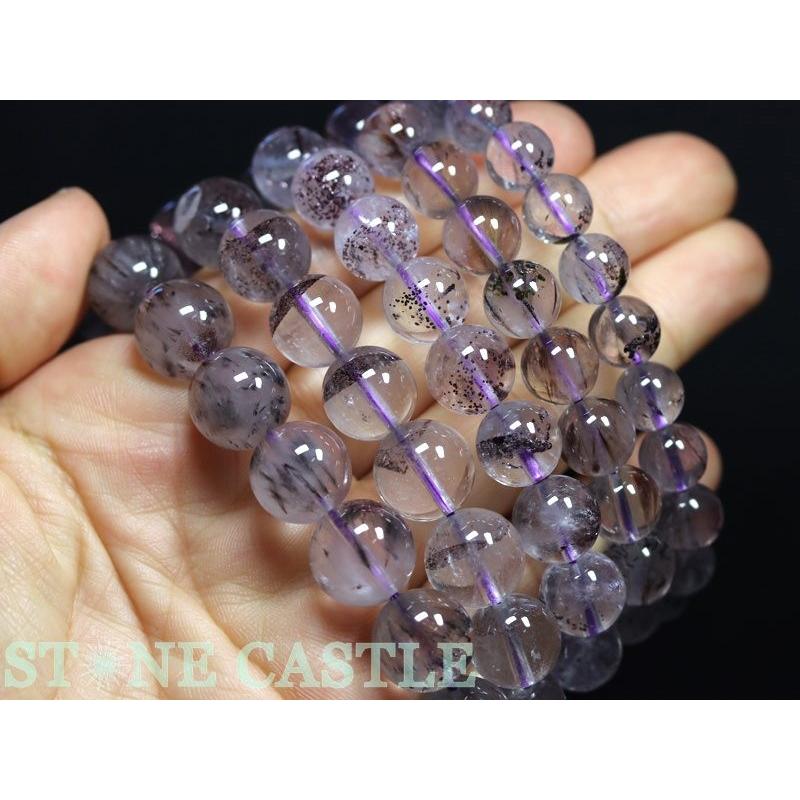 極上　スーパーセブンファントム K36 石流通センター 高品質 天然石 ブレスレット ザンビア産スーパー