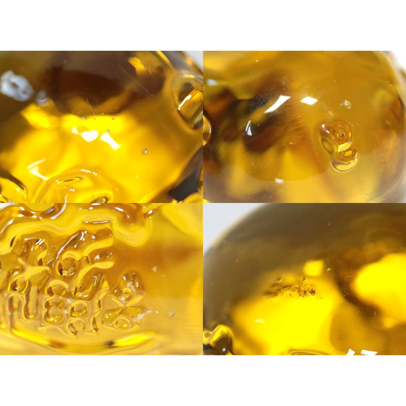 石流通センター 天然石 彫刻置物 福豚(招財進寶) クリスタルガラス (小