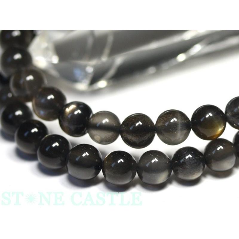 高品質■キラキラ■天然石濃厚サンストーン約6.9mmブレスレット 稀少品！激安☆最高品質☆サンストーン☆【日長石