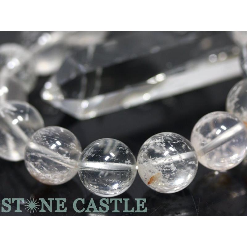石流通センター 高品質 天然石 ブレスレット セリサイトインクォーツ (3A) (約16〜16.5mm) (ケース付) パワーストーンの画像