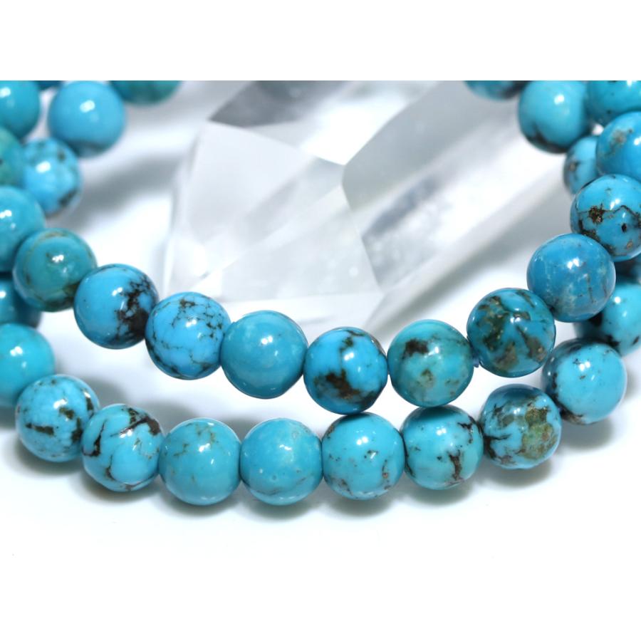 石流通センター 高品質 天然石 ブレスレット 天然ターコイズ (3A