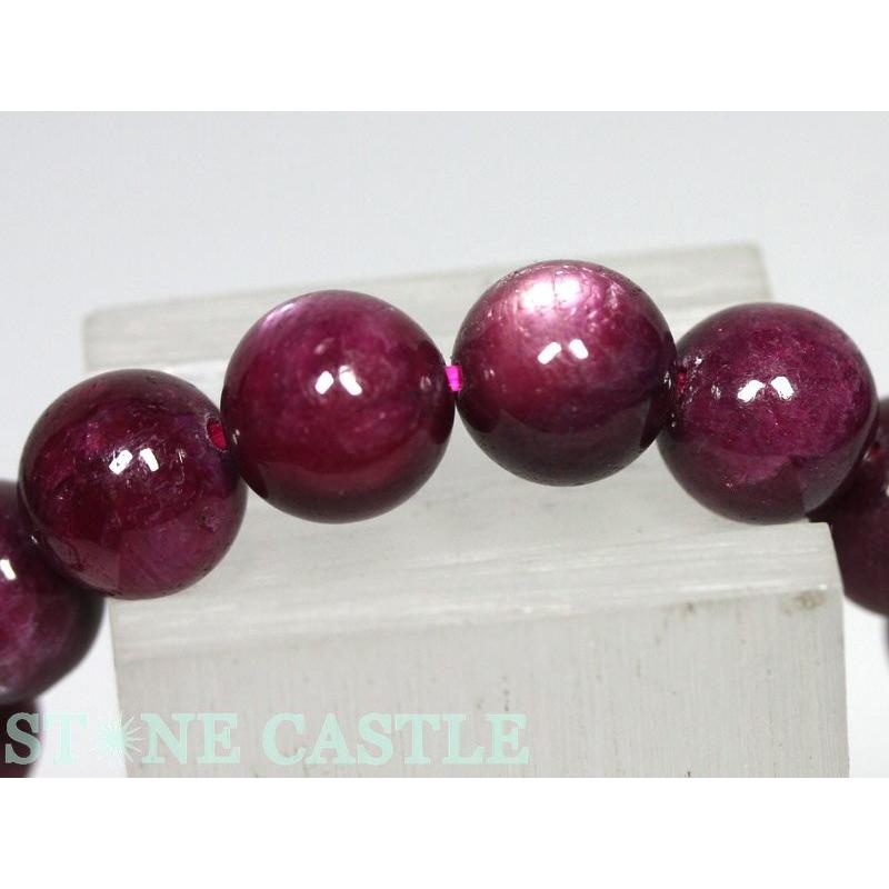 ◆正規品◆石流通センター 高品質 天然石 ブレスレット スターチューライト(桃簾石) (最高級) (約10mm) (ケース付) パワーストーン◆追跡あり◆