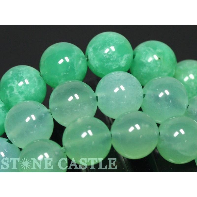 石流通センター 高品質 天然石 ブレスレット クリソプレーズ (3A) (約