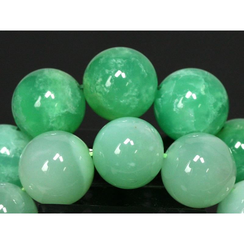 石流通センター 高品質 天然石 ブレスレット クリソプレーズ (3A) (約