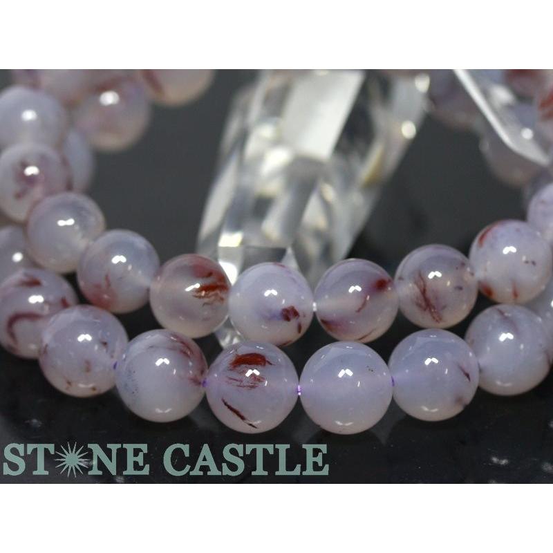 石流通センター 高品質 天然石 ブレスレット 珊瑚瑪瑙(プルーム  