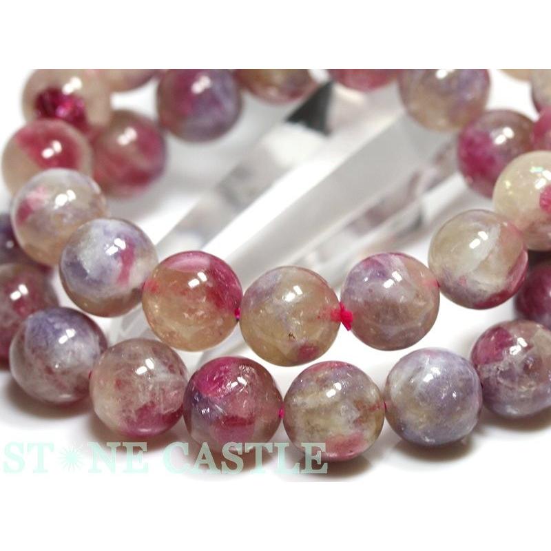 石流通センター 高品質 天然石 ブレスレット ピンクトルマリンシリカ