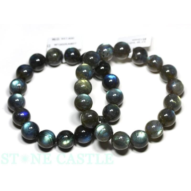 石流通センター 高品質 天然石 ブレスレット ラブラドライト (5A) (約  