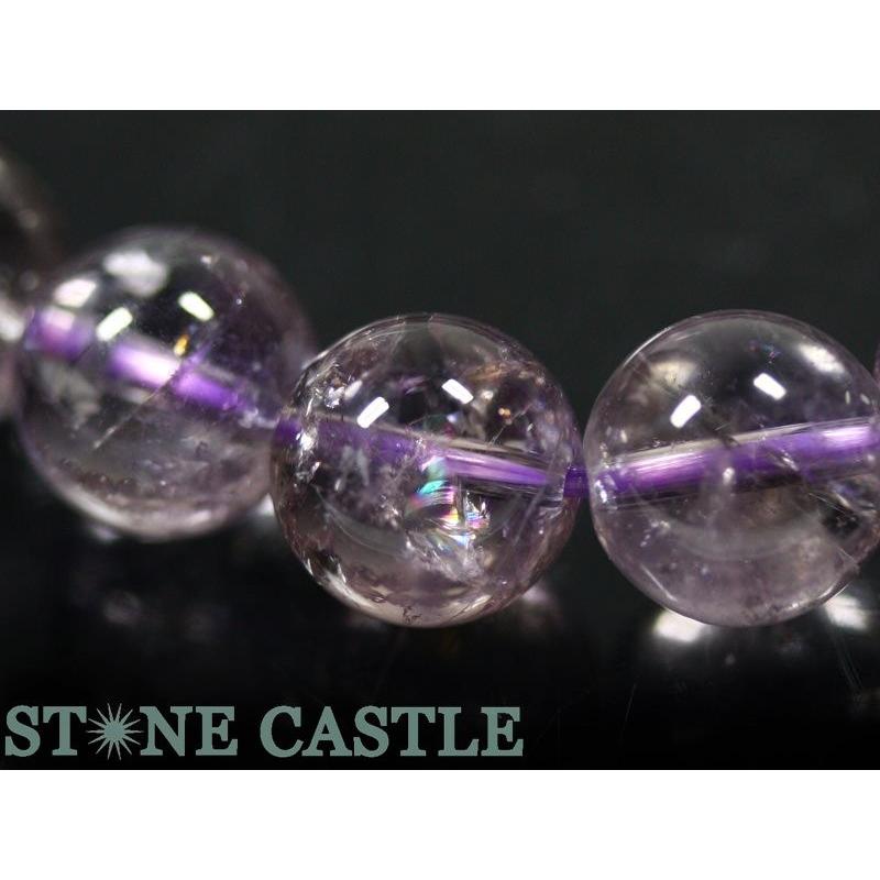 石流通センター 高品質 ブレスレット アイリスラベンダーアメジスト