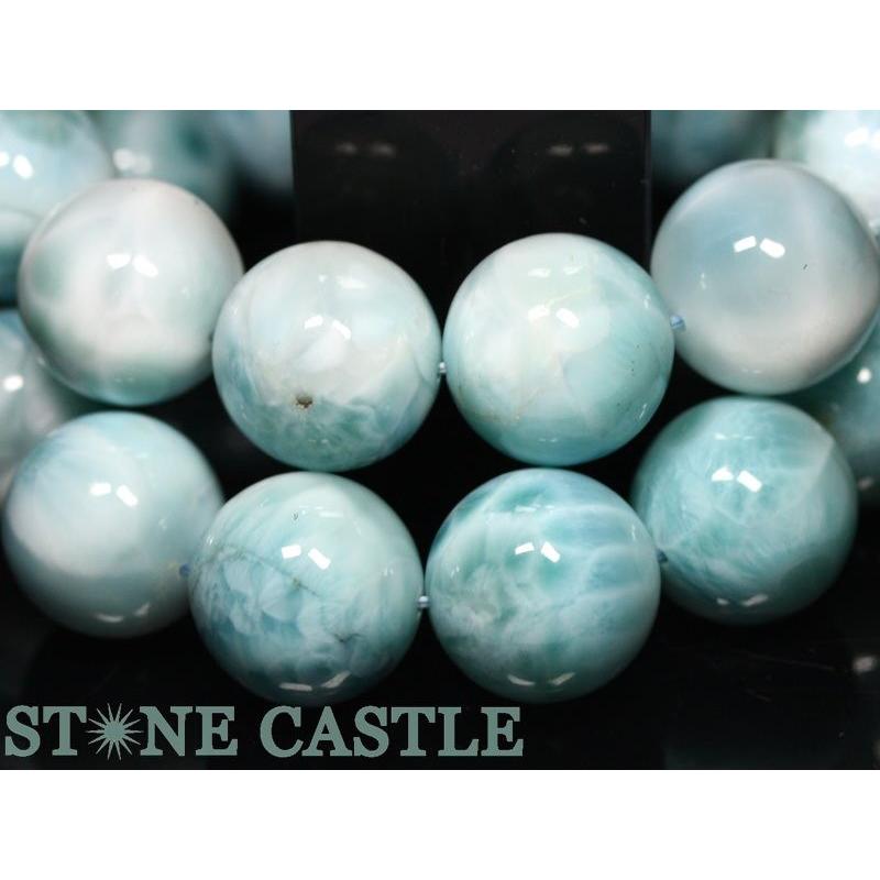 石流通センター 高品質 ブレスレット ラリマー (3A) (約17mm) (ケース付) 天然石 パワーストーンの画像