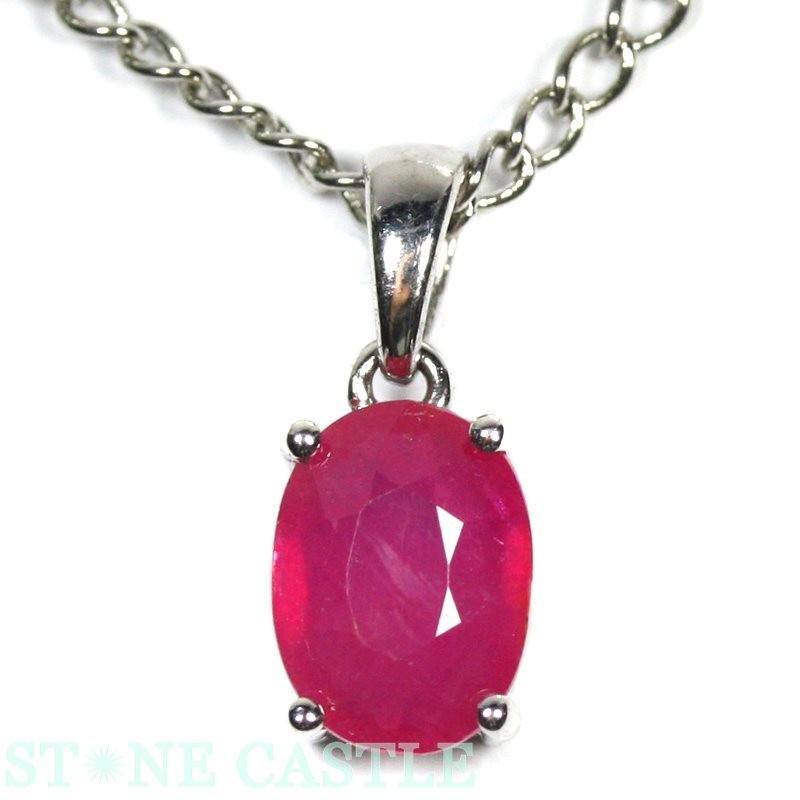 石流通センター 高品質 ペンダント ピンクサファイア (ブリリアント  