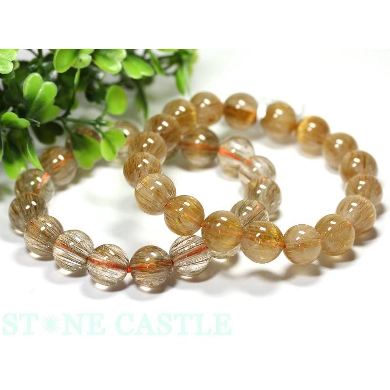石流通センター 高品質 ブレスレット オレンジキャッツアイルチル  