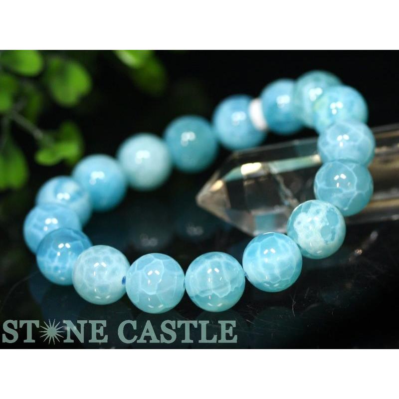 うはは！最高品質の期間限定価格ラリマーブレスレット 内径16行って