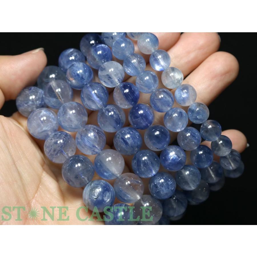 石流通センター 高品質 天然石 ブレスレット ヒマラヤカイヤナイトイン