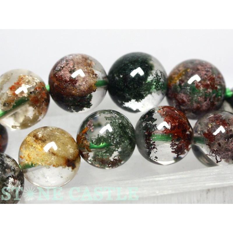 石流通センター 高品質 ブレスレット ガーデンクォーツ(四季) (3A) (約