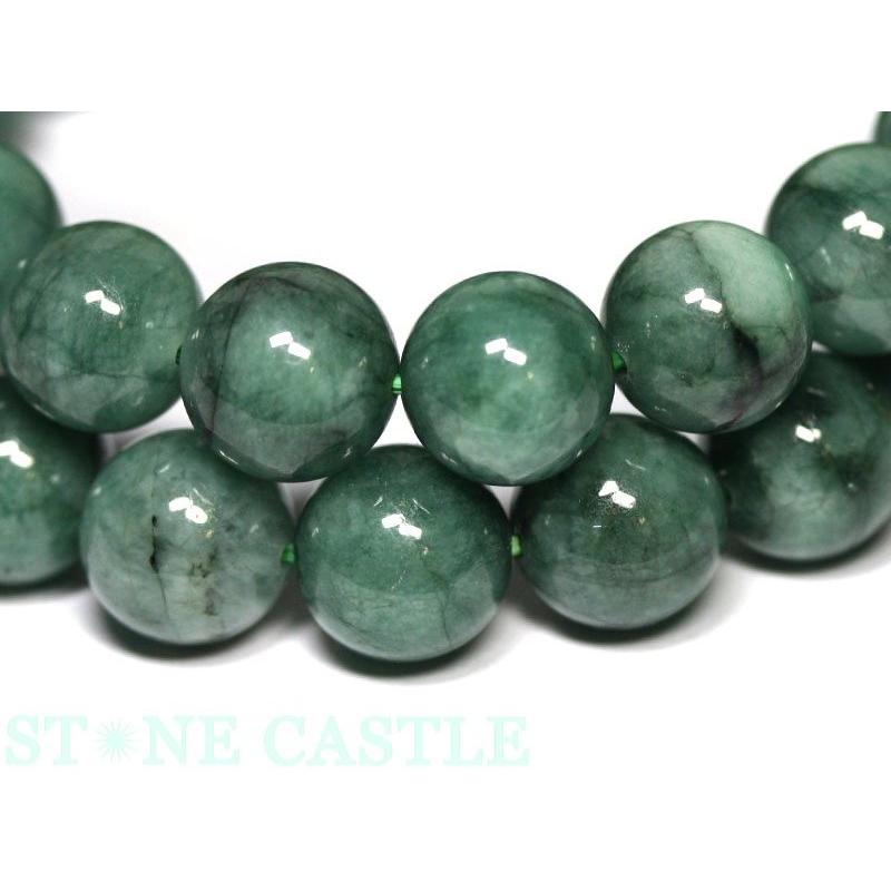 石流通センター 高品質 ブレスレット エメラルド(5A) (ブラジル産) (約10.5〜11mm) 天然石 パワーストーン