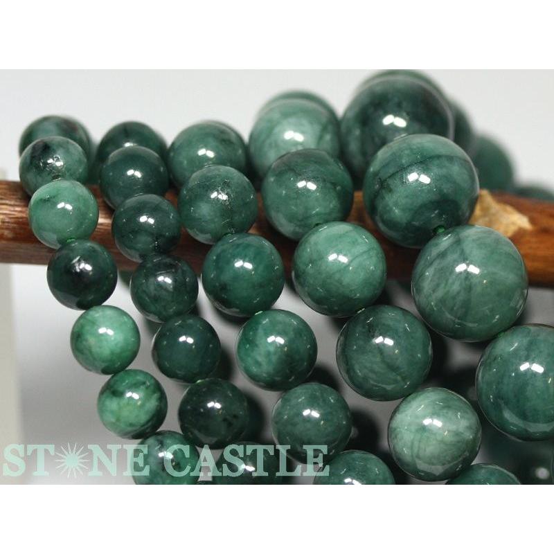 石流通センター 高品質 ブレスレット エメラルド(5A) (ブラジル産) (約10.5〜11mm) 天然石 パワーストーン