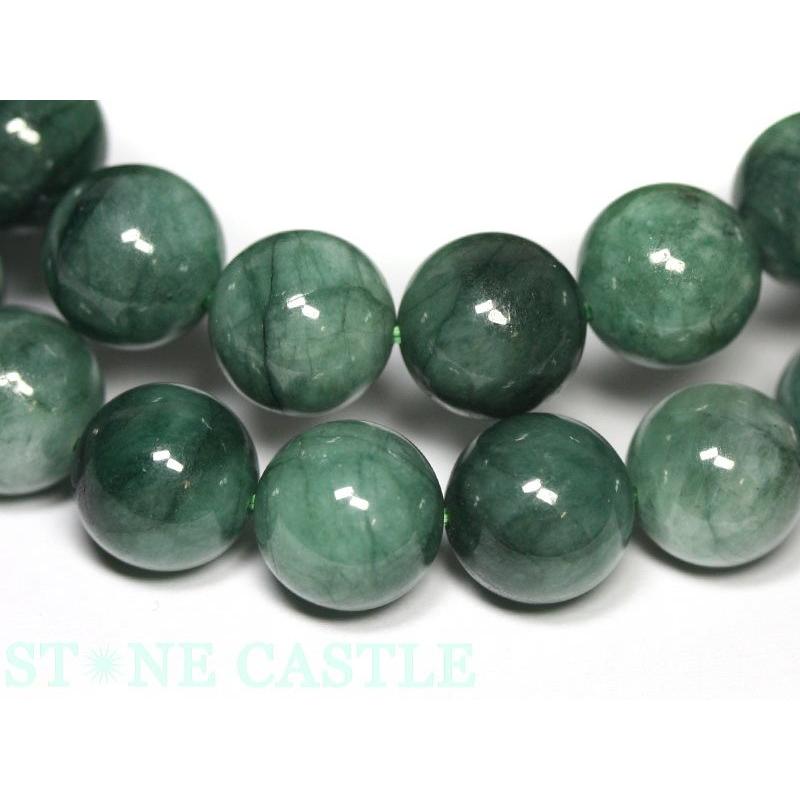 石流通センター 高品質 ブレスレット エメラルド(5A) (ブラジル産) (約11〜11.5mm) 天然石 パワーストーンの画像