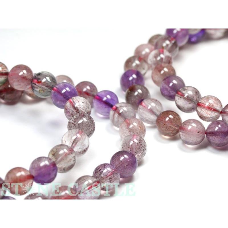 石流通センター 高品質 ブレスレット スーパーセブン (3A) (ブラジル産