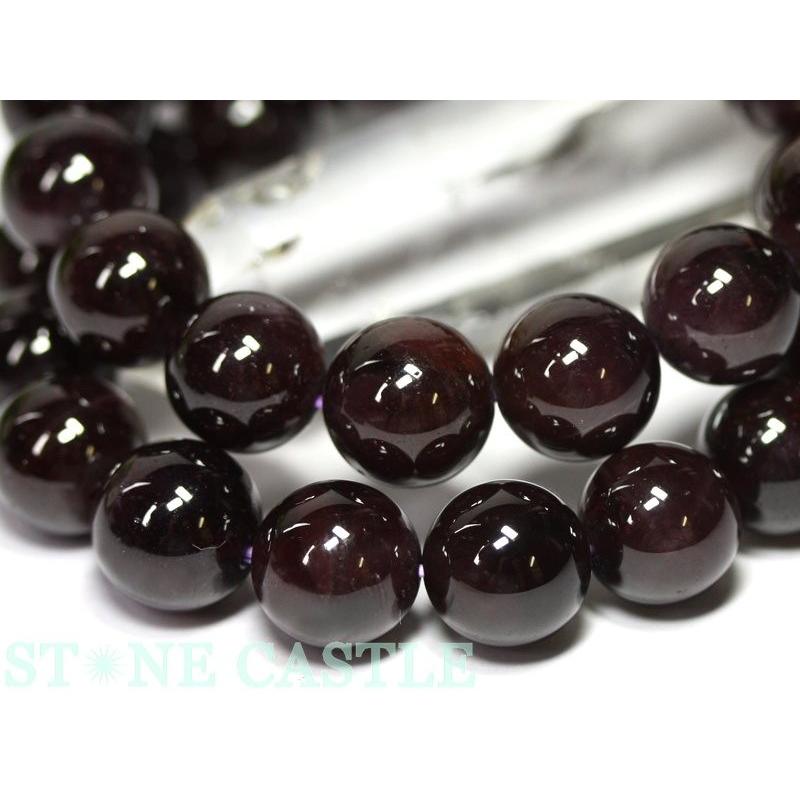 石流通センター 高品質 ブレスレット スターガーネット (2A) (約12〜12.5mm) 天然石 パワーストーン_2