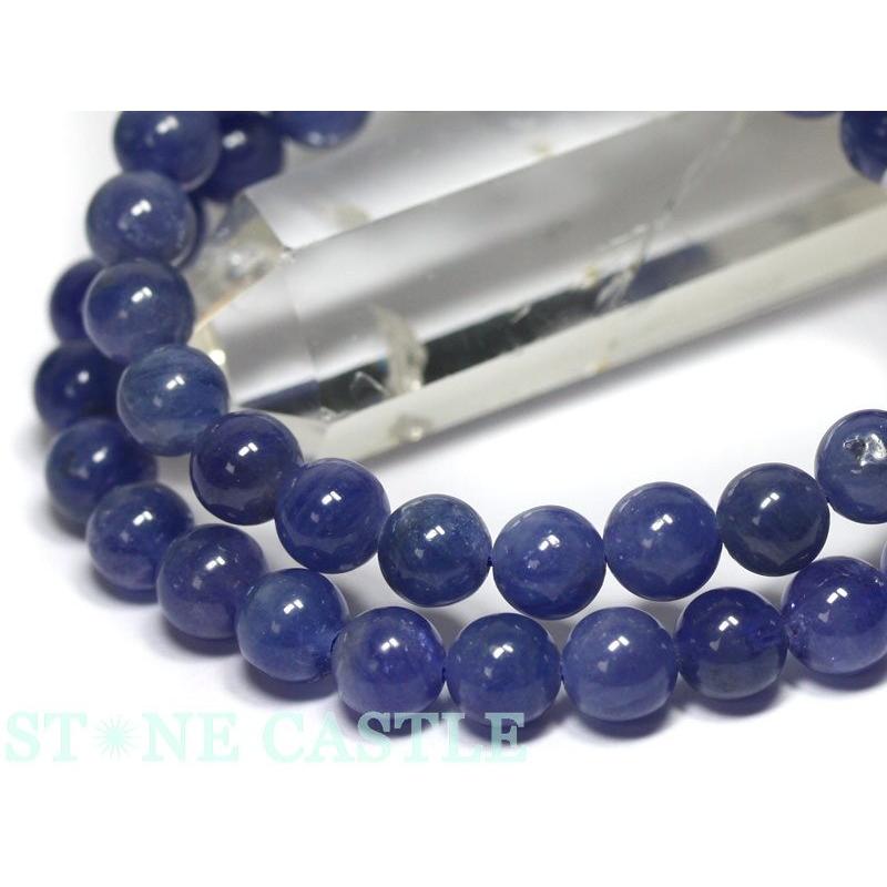 石流通センター 高品質 ブレスレット タンザナイト (3A) (約7.5〜8mm