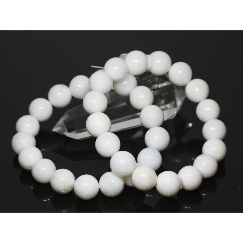 石流通センター 高品質 ブレスレット ホワイトオパール (約12.5〜13mm 