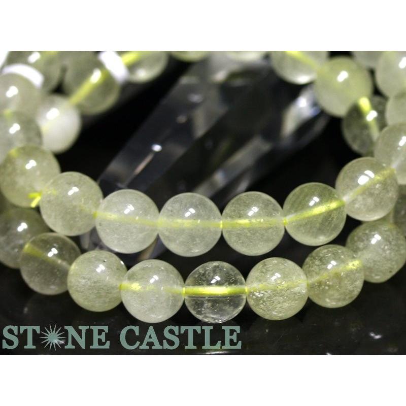 石流通センター 高品質 ブレスレット リビアングラス (5A) (約8.5〜9mm