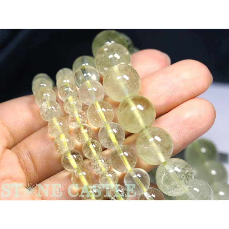 石流通センター 高品質 ブレスレット リビアングラス (5A) (約12〜12.5 