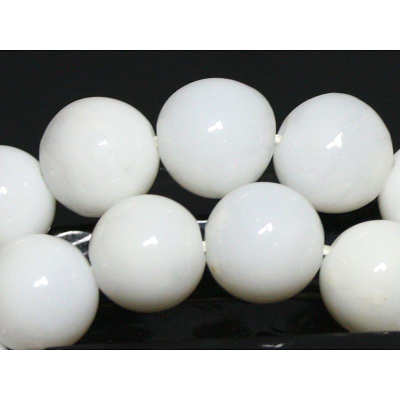 石流通センター 高品質 ブレスレット ホワイトオパール (約9.5〜10mm) 天然石 パワーストーン
