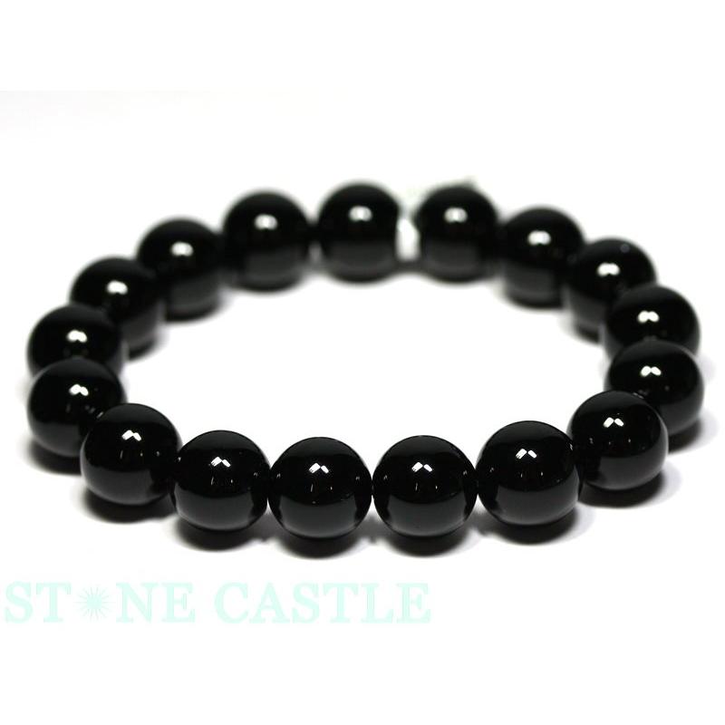 パワーストーンブレスレット 黒 パワーストーンブレスレット 数珠ブレスレット シルバー