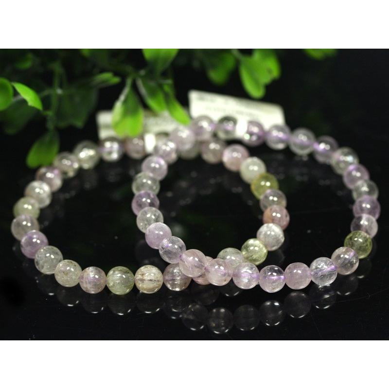 石流通センター 高品質 ブレスレット クンツァイト (5A) (約7〜7.5mm