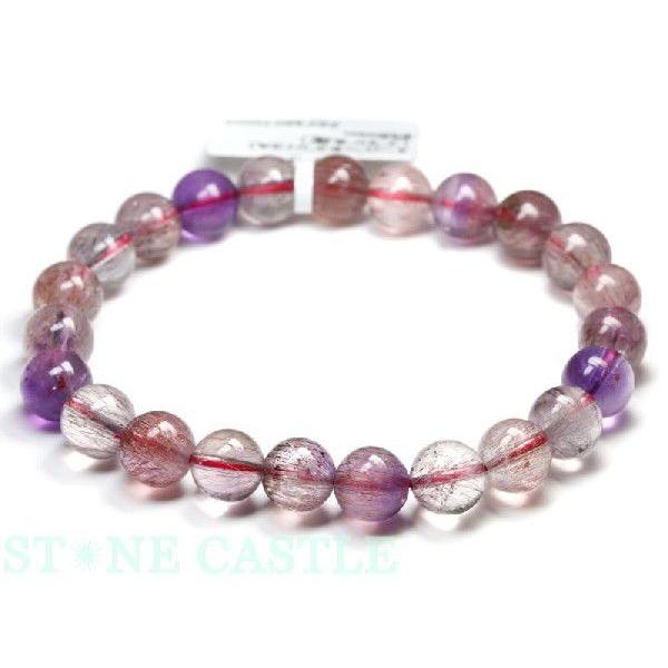 石流通センター 高品質 ブレスレット スーパーセブン (3A) (ブラジル産