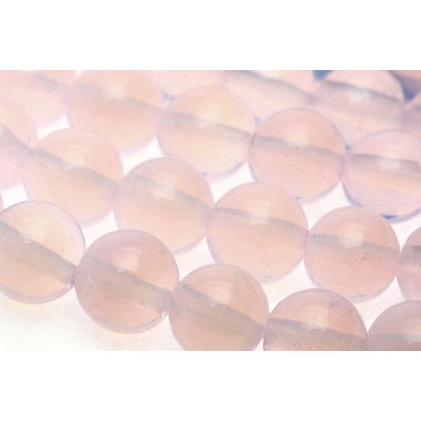 石流通センター 丸ビーズ ピンクオブシディアンオパール 8mm 
