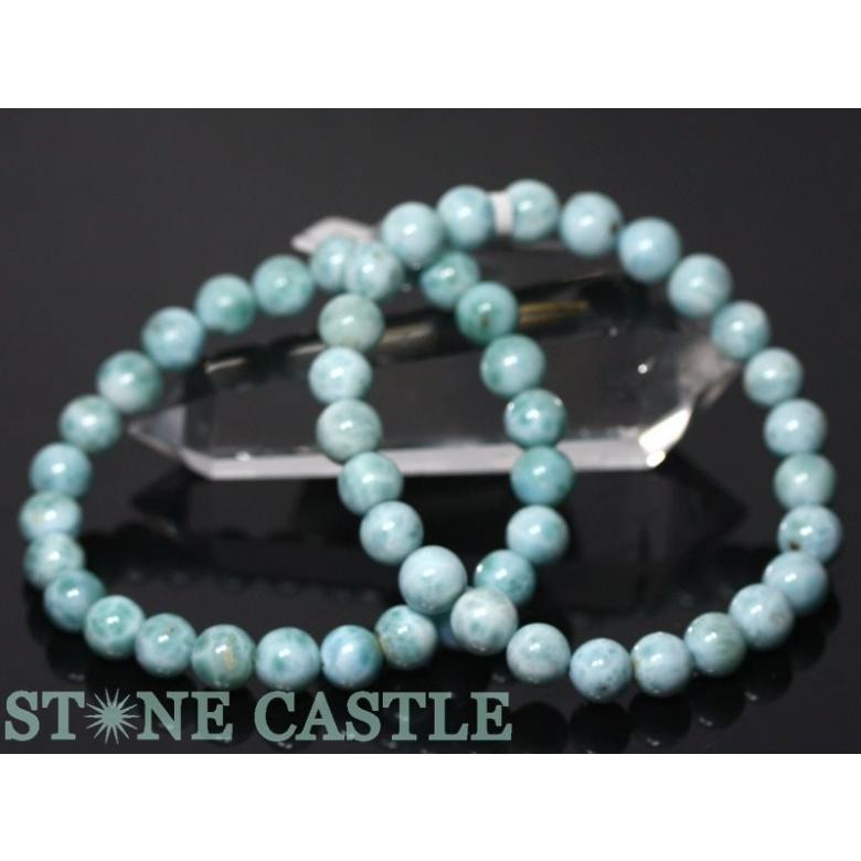 石流通センター 高品質 ブレスレット ラリマー (3A) (約8〜8.5mm  