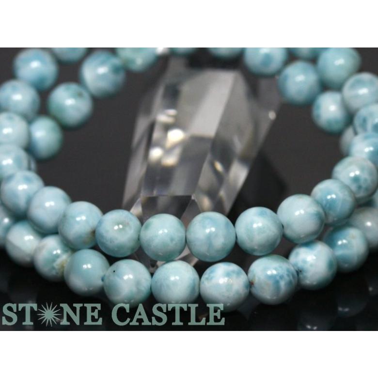 石流通センター 高品質 ブレスレット ラリマー (3A) (約8〜8.5mm  