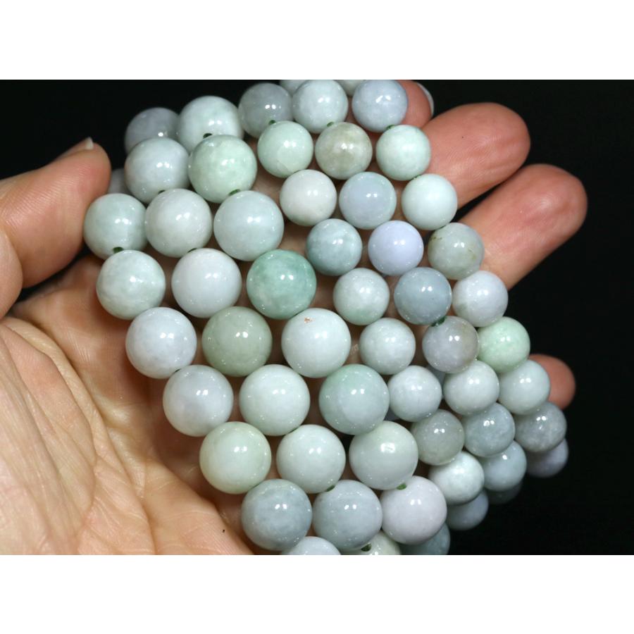 石流通センター 高品質 ブレスレット 本翡翠 (ミャンマー産) (約12mm 
