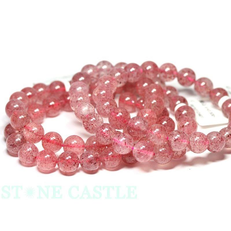 N181 / カスタムボールペン 天然石 ピンクエピドート 石流通センター 高品質 ブレスレット ピンクエピドート (3A) (ロシア産