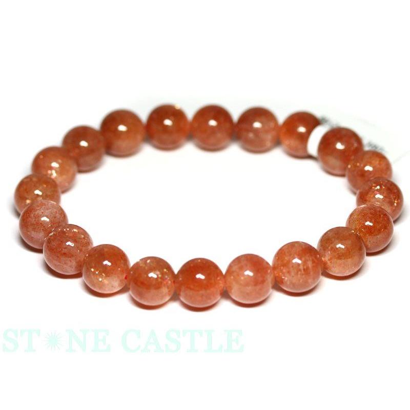 石流通センター 高品質 ブレスレット サンストーン(3A) (約10mm