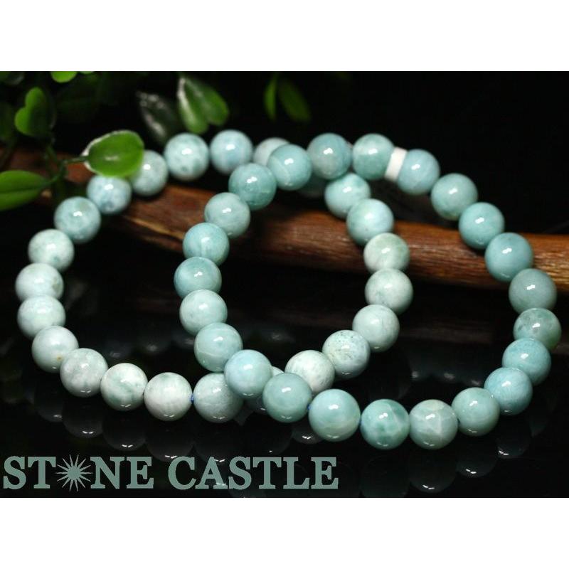 石流通センター 高品質 ブレスレット ラリマー (2A) (約8.5〜9mm  